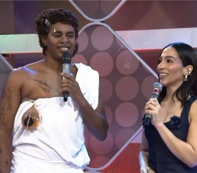 Daniel Luciano imitando a Tokischa