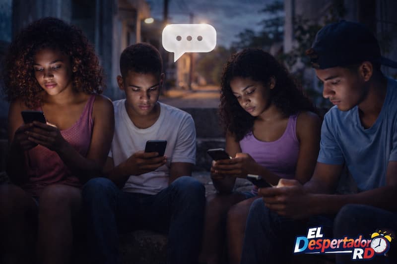 Desconexion digital de jovenes en la noche